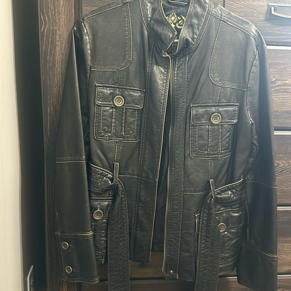 leather jacket